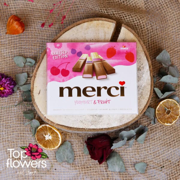 Box of chocolates Merci Limited Edition Yoghurt | 250 gr.