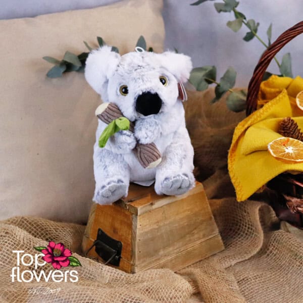 Koala with bamboo | 24 cm.