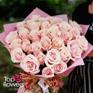 31 pink roses | Bouquet