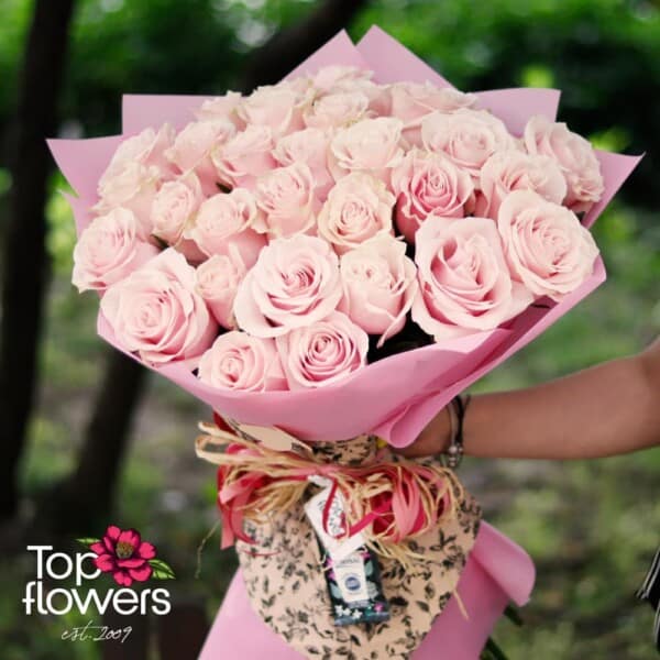 31 pink roses | Bouquet