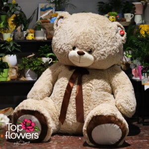 Огромен плюшен мечок | Бежов 120 150 см.