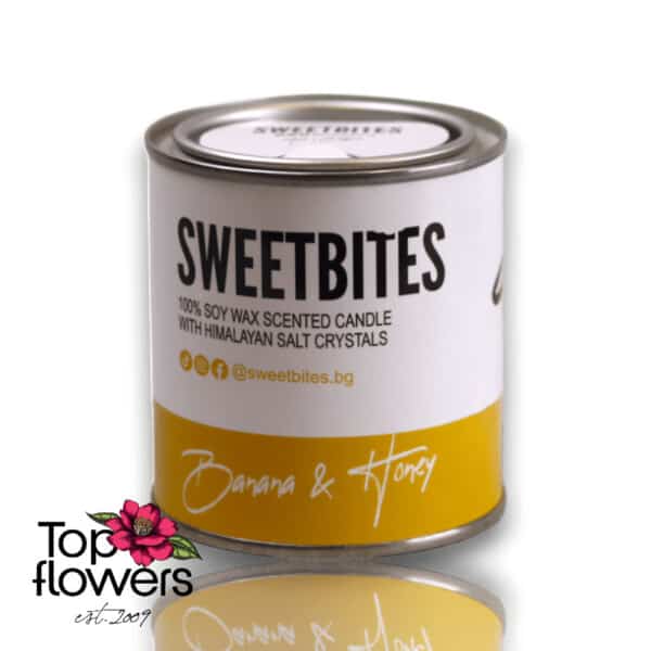 SweetBites Soy Candle | Banana and honey