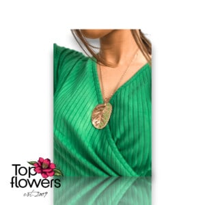Rose leaf | Copper necklace