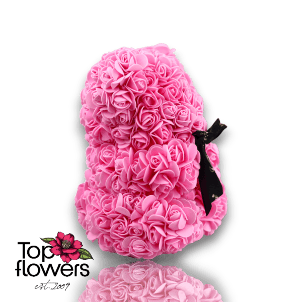 Artificial Flower Bear S | Pink