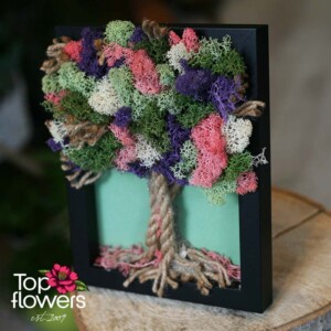 Art Installation | Blooming Inspiration Handcrafted moss and rope artwork – Top Flowers