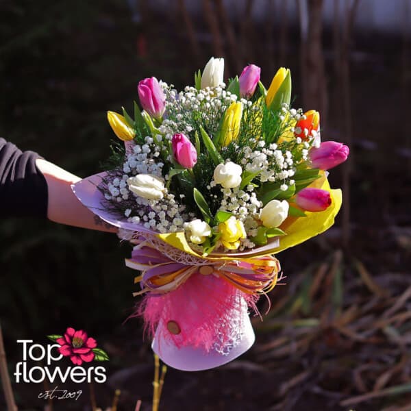 Spring Sparkle with Tulips | Bouquet