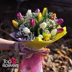 Spring Sparkle with Tulips | Bouquet