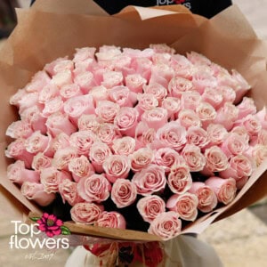 101 Pink Roses | Bouquet