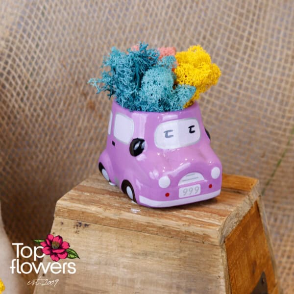 Ceramic car | Scandinavian moss - Image 3
