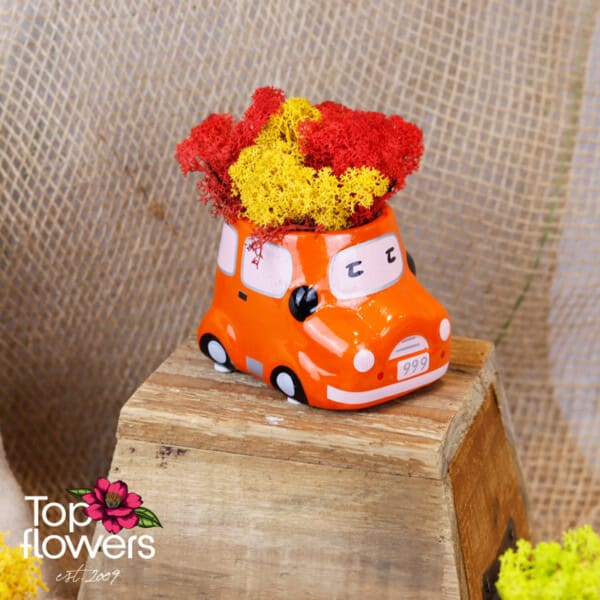 Ceramic car | Scandinavian moss - Image 2