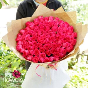 Bouquet 101 Cyclamen Roses