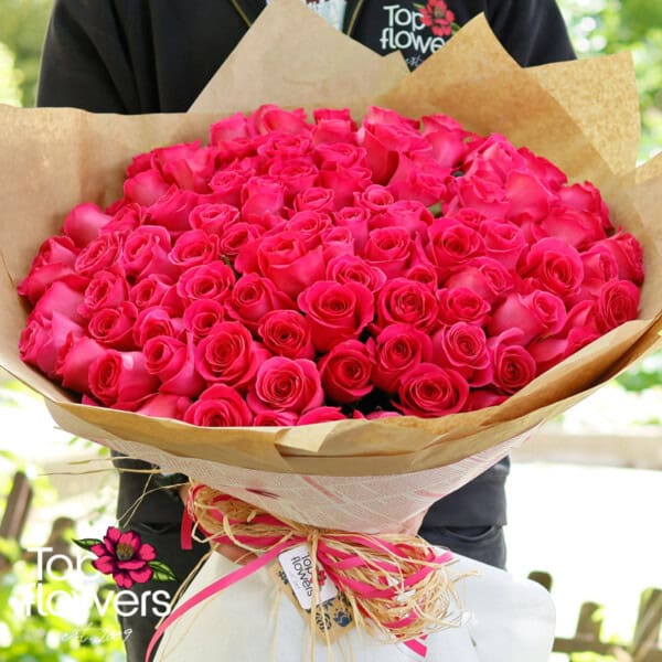 Bouquet 101 Cyclamen Roses
