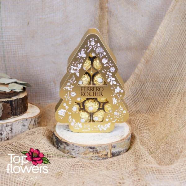 Chocolates in christmas tree | Ferrero Rocher 150 g. - Image 2
