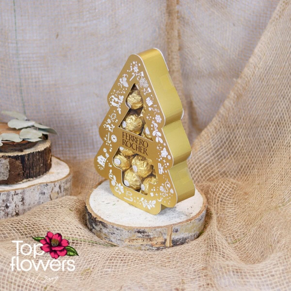 Chocolates in christmas tree | Ferrero Rocher 150 g. - Image 4