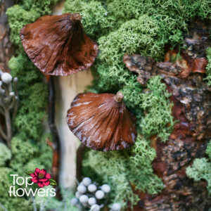 Living Picture | The Magic of the Forest Detail of living picture with natural materials and decorative elements