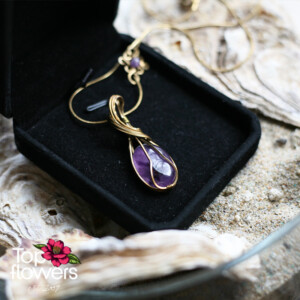 Колие с Аметист | Ръчно изработено