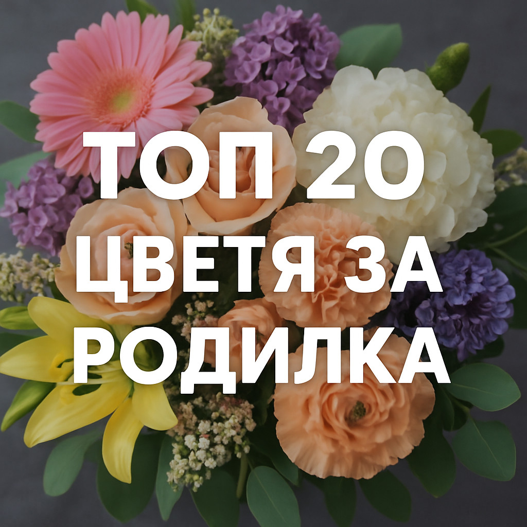 Топ 20 цветя за родилка | 2025