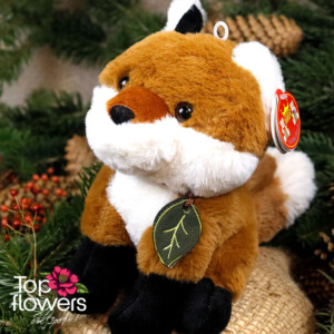 Plush Fox | 20 cm Adorable plush fox with fluffy tail