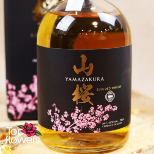 Close-up of Yamazakura bottle – Japanese blended whisky