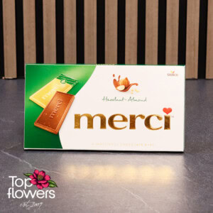 Шоколад merci Лешник и бадем | 112 гр.