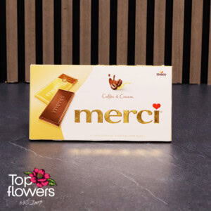 Шоколад merci Кафе и сметана | 112 гр.