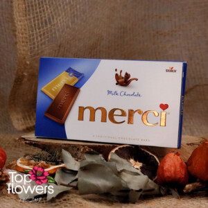 Шоколад merci Лешник и бадем | 112 гр. (Копие)