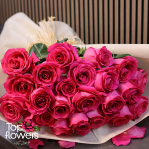 Bouquet of Cyclamen Pink Roses | 23 pcs. Bouquet of Cyclamen Pink Roses | 23 pcs.