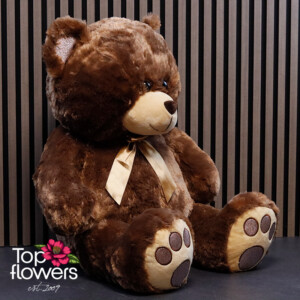 Plush Teddy Bear with Glitter Paws | 55 cm