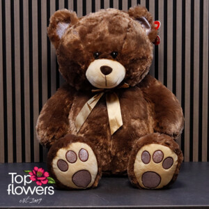 Plush Teddy Bear with Glitter Paws | 55 cm