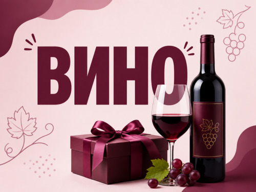 Богата селекция от вина и шампанско в комбинация в букети и аранжировки от цветя.