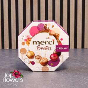 Кутия бонбони merci lovelies кремообразен | 185гр.