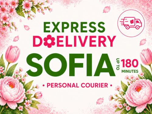 Express delivery of flowers in Sofia.