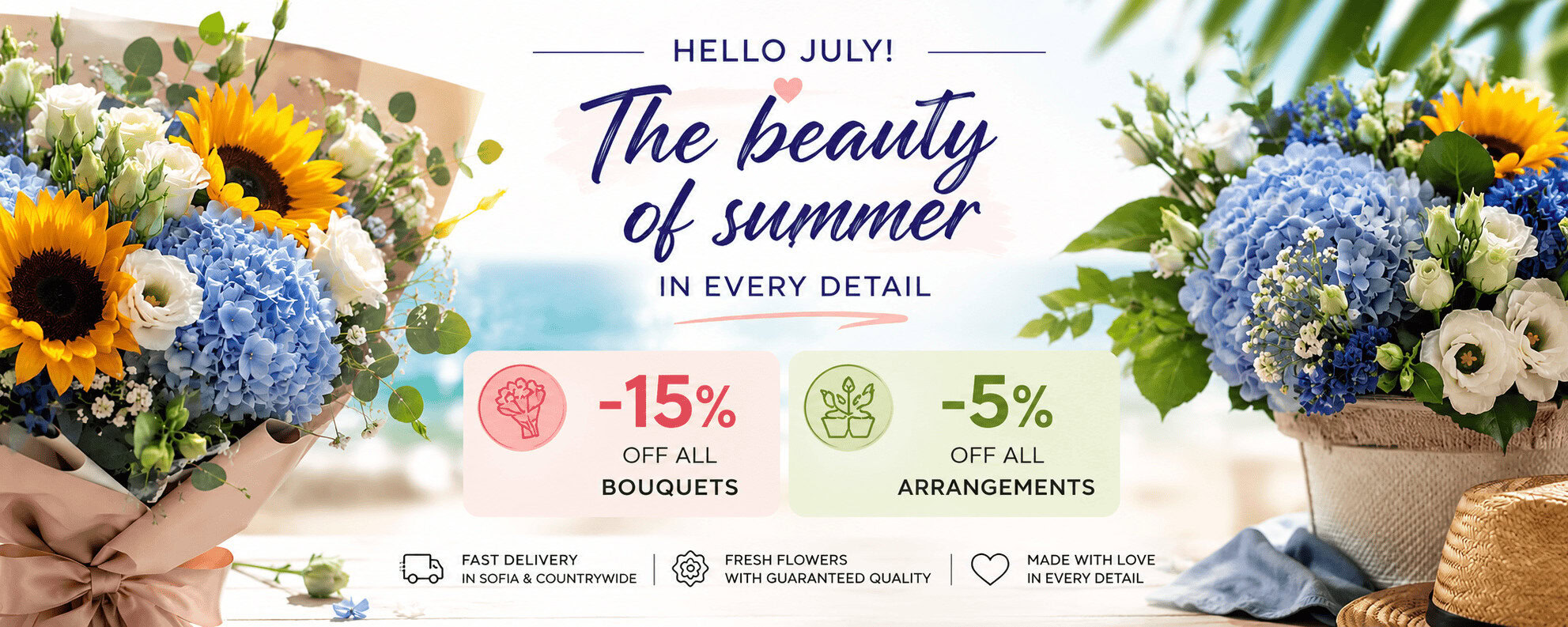 Top foofers for summer flowers