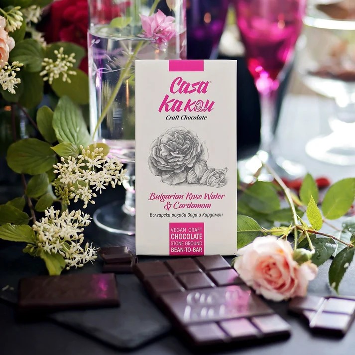 Chocolate with Rose Water and Cardamom | Casa Kakau 70 g