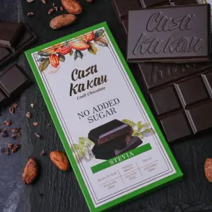 No Added Sugar Chocolate with Stevia | Casa Kakau 70 g