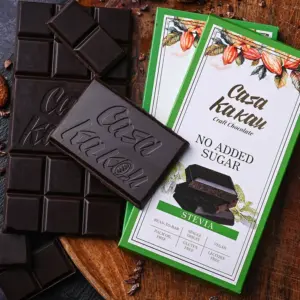 No Added Sugar Chocolate with Stevia | Casa Kakau 70 g