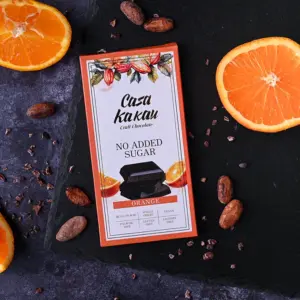 No Added Sugar Chocolate with Orange | Casa Kakau 70 g