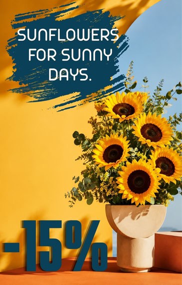 Sunflowers -15%